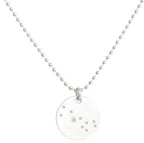 renna deluxe Sternzeichen Kette STIER Silber mit kleinem Anhänger, Sternzeichen Konstellation, Sternenhimmel