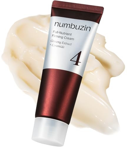 numbuzin No.4 Straffende Vollnährstoff-Creme 2.02oz/ 60ml | Sehr nahrhaft, Anti-Falten, Anti-Aging, Elastizität, Roter Ginseng