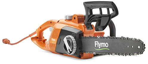 Flymo EasiSaw 350E Electric Chainsaw – 1800W, 35cm Bar Length, 13.5m/s Chain Speed, Tool-Free Tensioning, Double Activated Chain Brake - Effortlessly cuts Through logs and Branches