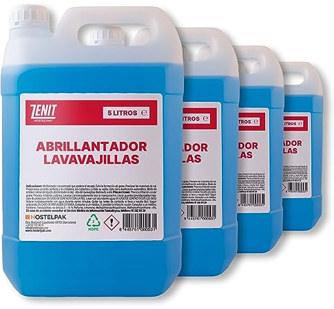 4 x 5 l | Geschirrspülmittel | Klarspüler für Geschirrspülmaschinen | Reinigungsmittel Geschirr Automatische Reinigung | Professionelle Reinigung