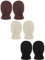 Boyiee 3 Paar Neugeborene Baby und Kleinkind Winter Fäustlinge Handschuhe Fleece (Beige, Khaki, Schwarz, 0-6 Monate)