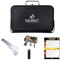 KIKIRIKIT - Barbacoa carbón - Barbacoa portátil carbón- Barbacoa plegable - Kit Barbacoa - Accesorios Camper- Regalo original - Regalos para padres (Negro, Super Kit)