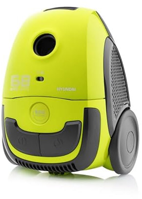 HYUNDAI ELECTRONICS Staubsauger mit Beutel VC068G I 800 W I ECO-Motor I 2l Volumen I Grün