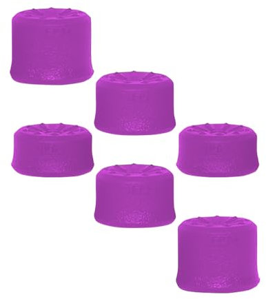 6PCS Gamepad Thumb stick Joystick Grip Caps Higher Stick Cover per PS5 Pro/PS5 slim/PS5 Accessori console di gioco (Purple)