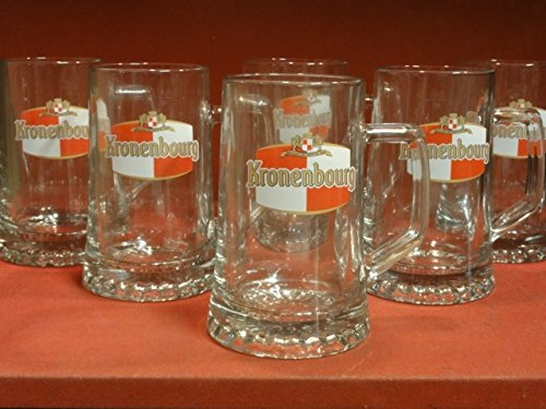 KRONENBOURG 6 Tasses Aluminium Réutilisables 40 cl Maison Boissons Froides