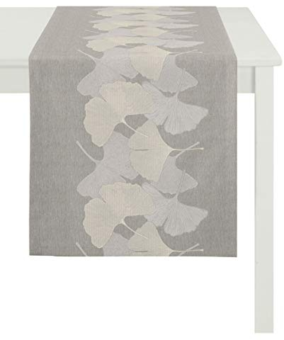 Apelt Läufer, Polyester, leinen, 48 x 140 x 0.2 cm