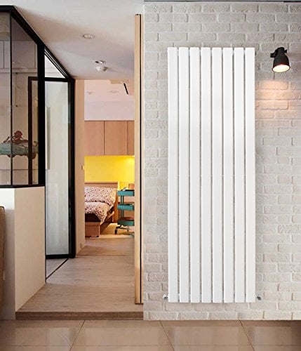 NRG 1600 x 544mm Bathroom Vertical Radiator Gloss White Double Flat Panel Tall Upright Central Heating Rad