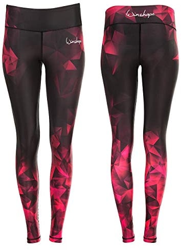 WINSHAPE Damen Functional Power Shape Tights Ael102 Aus Der Brilliance For Everyone-kollektion Mit Anti-rutsch-effekt Leggings, Rubin, M EU