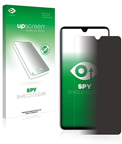 upscreen Anti-Spy Blickschutzfolie für Huawei Mate 20 Made in Germany, Privacy Screen Displayschutz-Folie [Sichtschutz, Blaulichtfilter]