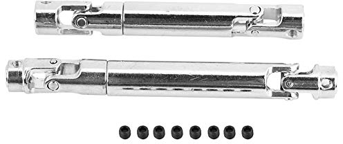 RC Auto Antriebswelle, 2 Stücke Metall Antriebsgelenkwelle CVD RC Upgrade Teile für SCX10 D90 90021 90028 (90mm-125mm)