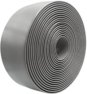 Vinyl-Gurte für Terrassenstühle, Reparatur, Rasen, Möbel, Umreifung, mattes Finish (grau) + 20 Nieten