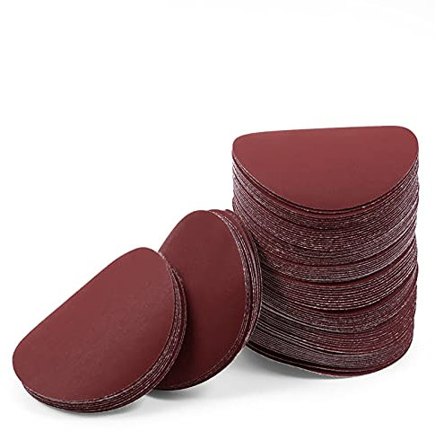 LEONTOOL Sanding Discs 3 Inch 800 Grit Hook and Loop Sandpaper 100Pcs Sanding Pad NO-Hole Aluminum Oxide Random Orbital Sander