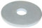 AERZETIX - C44415 - Satz von 20 Flache unterlegscheiben breiten - beilagscheiben - M6x26 mm - dicke 1.8 mm - DIN9021 - aus verzinktem stahl - farbe silber - montage bolzen schraube mutter befestigung
