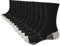 BUDERMMY 3, 6 or 9 Pairs Men's Dress Sock Same inside and outside Cotton Socks Classic Comfortable Soft Business Calf Socks (Black 6 pairs, 6-9)