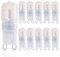 YUANHENLIZ G9 LED Bulbs Warm White Dimmable Energy Saving Lamp 2.5W-3W Wall Light,360 ​​° Degree Beam Angle LED Light Bulb, Equivalent 30W G9 Halogen Bulbs,10 Pack