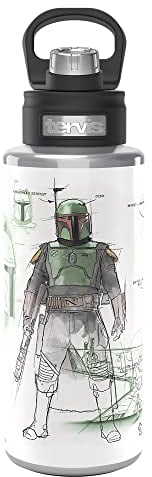 Tervis Star Wars – Boba Fett Schematic Dreifachwandiger, isolierter Becher, Edelstahl