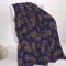 BaoNews Weiche Paisley-Überwurfdecke, dunkelviolett, Paisley, ethnisch, warm, leicht, waschbar, Bettüberwürfe für Erwachsene, Sofa, Bett, Schlafzimmer, Wohnzimmer, Schlafzimmer, Wohnheim, 150 x 130 cm