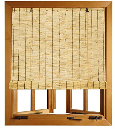 Rideau en Roseau,Store À Rouleau en Bambou Naturel,Store Bambou Intérieur,Tissé Stores Enrouleurs,Panneau Occultant,pour Balcon/Jardin/Extérieur,Facile à Installer ( Size : (W*H)80*180cm/32*71in )
