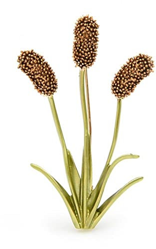 PSVOD Pins Broschen for Röcke Pullover Schal Revers Hut Lila Braun Fuchsschwanz Gras ES Damen Herren Emaille Hochzeiten Pins luxuriös (Color : Brown)