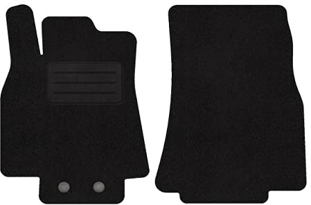 Vorne Velour Fußmatten Satz für Mercedes A W169 (2004-2011) / B W245 (2004-2011) - 2-teilig - Passgenau