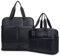 Puffy Gym Bag Travel Duffel Bag with Shoes Compartment Women Puffer Tote Bag Overnight Weekender Bag for Sport, Yoga, Travel, Schwarz (erweiterbar)