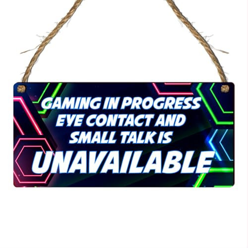 Gamer Plaque - Gaming Themed Bedroom Decor | Perfect Gamer Gift for Boys, Xbox & PlayStation Enthusiasts | Ideal Gaming Dad Gift | Unique Game Room Sign & Wall Decor (DESIGN 6)