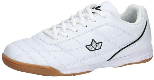Lico Herren Rockfield Hallenturnschuhe, Weiss Schwarz, 37 EU
