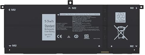 shefor Laptop Battery H5CKD for Dell Inspiron 5300 5401 5408 5409 5501 5508 5400 5406 5509 7405 7300 7500 7306 7405 7506 2-in-1 Silver Latitude 3410 3510 Vostro 5300 5301 5401 5402【15V 3360mAh 53Wh】
