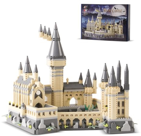 Boyorc Magic Harry Castle Building Set, 2680PCS Creative Architecture Building Blocks Kit, Movie Collectible Harry Model Toys Gifts for Adults Kids