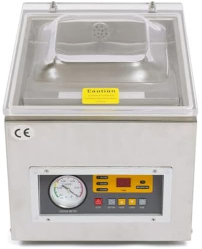 HSRG Stainless Steel Vacuum Sealer, Industrial Automatic Sealer Packing Machine, Food Preservation System, Multi-Purpose Vacuum Sealant, Vacuum Sealer Chamber Automatic Food Table