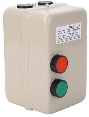 Interruttore di Controllo Magnetico Dell'avviamento del Motore Elettrico 7,5KW per Compressore D'aria Trifase 380V 20-32A Adatto a Tutte le Applicazioni Globali di Compressori