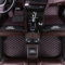 nAutochoose Auto Fußmatten Anpassen für Kia Sportage Ceed Proceed GT Stonic NIRO Rio Soul EV Limousine, SUV, Sportwagen, Polster, Schutz, rutschfeste Leder-Bodeneinlagen Schwarz Rot