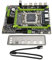 Plyisty Scheda Madre per Computer X79D 2.0, Scheda Madre per Giochi LGA 2011 con DDR3, Scheda Madre di Supporto E5, PCIe 3.0X16, SATA3.0, M.2 NVME, per E5 4650, E5‑2640 V2
