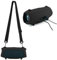 XBERSTAR Coque de protection en silicone pour haut-parleur Bluetooth portable JBL Charge 5 avec sangle (Noir)