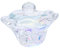 WOONEKY Unique Crystal Modeling Nail Art Cup Transparent Nail Polish Mixing Bowl Uv Gel Primer Pot