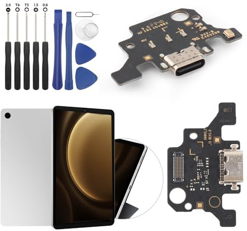 Ladebuchse Kompatibel mit Samsung Galaxy Tab A9 Plus 11.0 inches 2023 SM-X210 SM-X215 SM-X216 SM-X218 USB Dock Connector für Samsung Galaxy Tab A9 Plus 11.0 inches Flexkabel Ladeport Ladebuchse Ersatz
