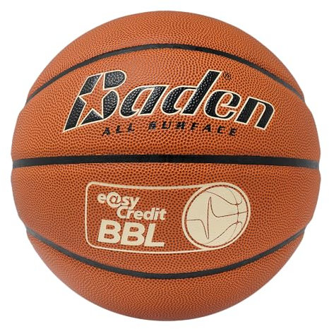 Baden Crossover easyCredit BBL - Basketball für alle Oberflächen - Trainingsball und Spielball, orange, 7