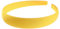Serre-tête pour uniforme scolaire, fête d'anniversaire, mariage, occasion spéciale - En satin - 2 cm - Jaune canari - 2 cm