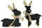Elch Figur Rentier 8+11cm Dekofiguren Skulptur Statue Weihnachtsfigur Weihnachtsdeko Waldtier Gartendeko Deko Tierfigur Hirsch Dekohirsch Hirschfigur Weihnachtsschmuck Advent Winter