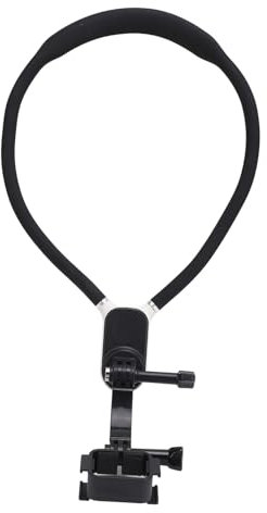 Dilwe Action-Kamera-Halshalterung, Magnetische Halshalterung, Halskette mit Dual-Cold-Shoe-Adapterrahmen