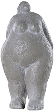 jojomis Mehrfarbige Figur im nordischen Stil, Kunstharz, dicke Frau, Statue, Dame, Skulptur, Schreibtisch-Dekoration