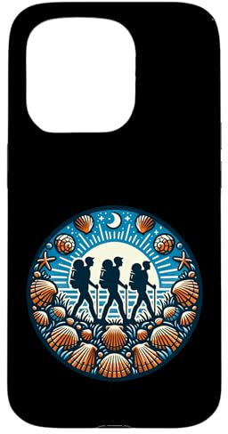 Buen Camino Scallop Sea Shell Hiking And Spanish Hiker Trek Case for iPhone 15 Pro