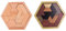 Yardwe 2Sätze Holz Hexagon Puzzle Für Pädagogisches Tangram Puzzle Denkfähigkeiten Hand Eye Koordination Und Sowie Formenerkennung Für Vorschulkinder