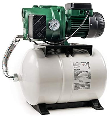 DAB Aquajet 82/20 M Hauswasserwerk - 3.600 L/Std. - 840W - Förderhöhe 47 m - Automatische Ein- / Ausschaltung - Bewässerungspumpe