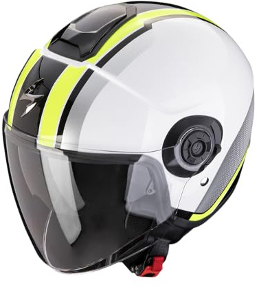 SCORPION EXO-CITY II VEL White-Neon Yellow XL | Leicht zu wechseln