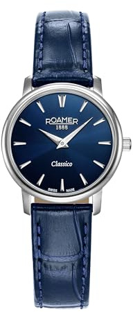 Roamer - Armbanduhr Classico Ladies - Quartz Uhrwerk - Gehäusebreite: 30 mm - Edelstahl - 3 ATM