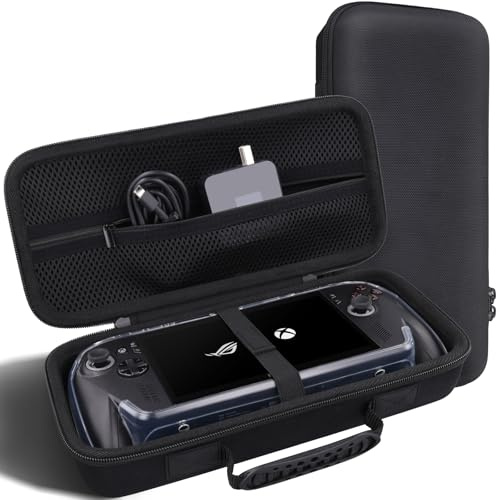 co2CREA Dur Étui de Voyage Rigide Housse Cas Coque pour ASUS Rog Ally/ASUS Rog Ally x 2024 Gaming et Ses Accessoires(boîte Seule,Case Only)