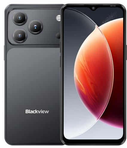 Blackview Wave 7C | 6,56 HD+ IPS 60Hz | 16GB RAM + 64GB (2TB) | Schwarz | Smartphone LTE | Android 16 | 32MP + 13MP Kamera | 5000mAh Akku | Dual SIM | GPS | 2 Jahre Garantie