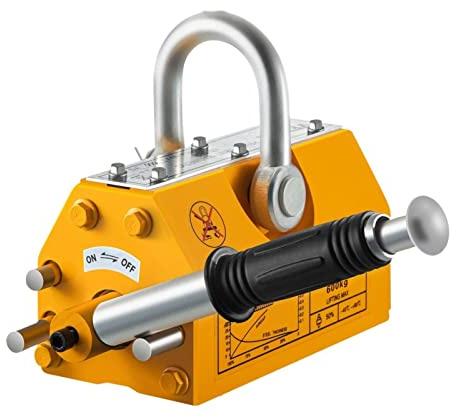 Electric Winches, 100Kg - 400Kg Steel Permanent Magnetic Lifter Neodymium Magnet Crane Hoist Lift Metal Sheet Block Plate Magnets Lifting(400 Kg)