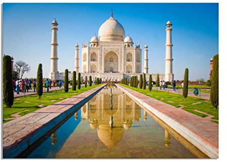 deinebilder24 - Cuadro decorativo - 70 x 110 cm - Taj Mahal India II